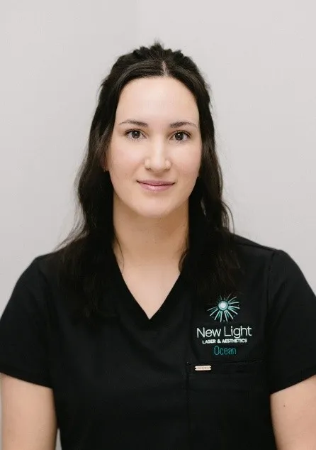 Ocean Sehn, Advanced Medical Aesthetician performing laser treatments at New Light Laser