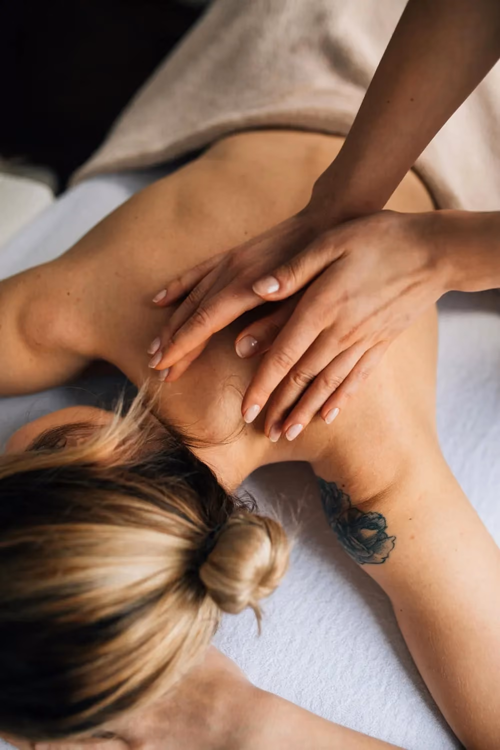 Image of a person getting a massage