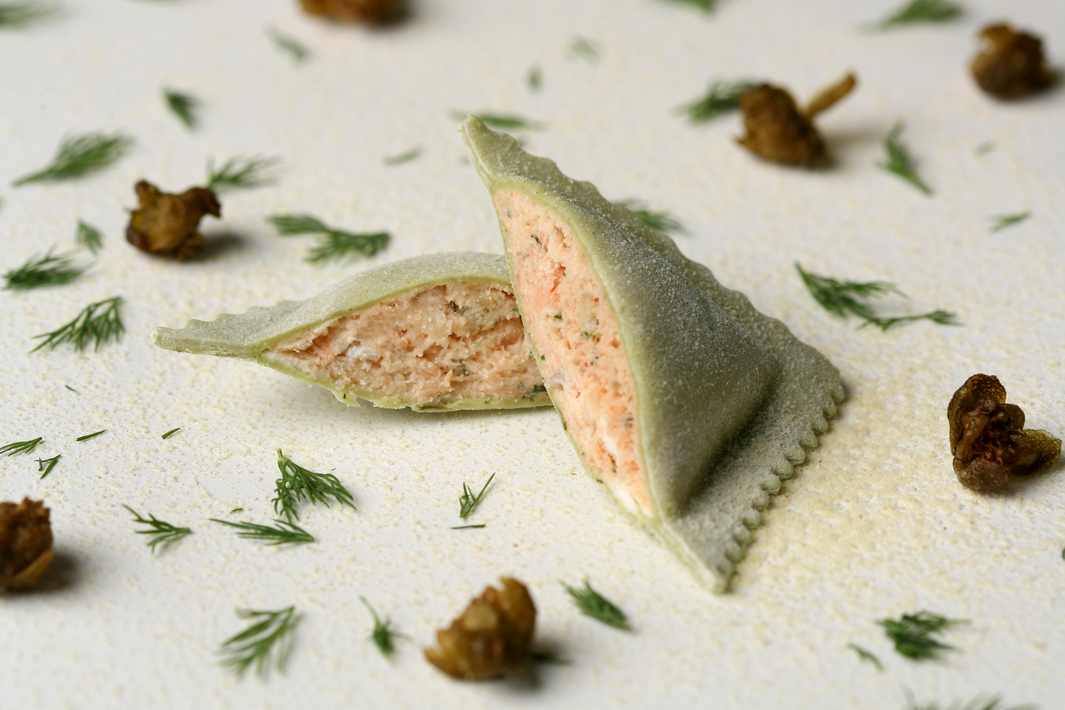 Smoked Salmon Ravioli