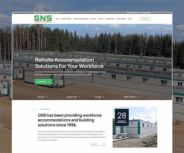 Website Project Graphic - GNS Trailers
