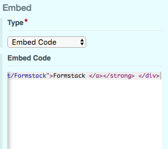 Embedding Interactive Content in Formstack