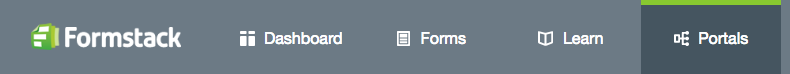 Formstack Web Portal Tab