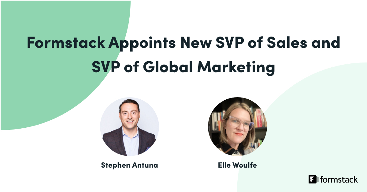 Formstack Appoints New SVP of Sales and SVP of Global Marketing