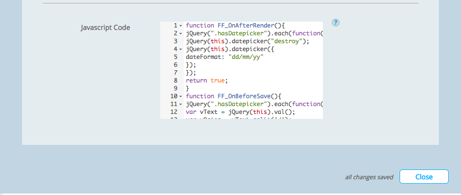 Salesforce Javascript code