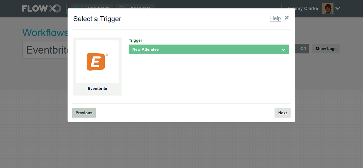 Flow XO trigger