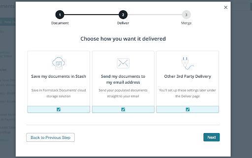 Formstack Documents new document delivery