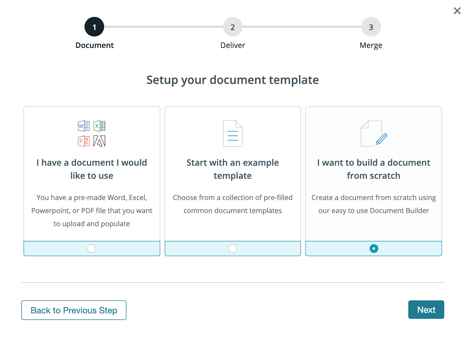 Formstack Documents new document generation
