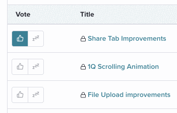 Vote on Formstack feedback