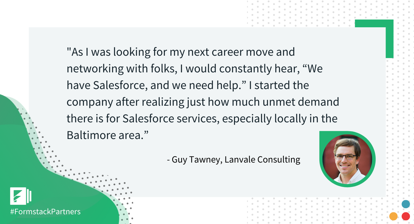Guy Tawney of Lanvale Consulting discusses why he started Lanvale Consulting.