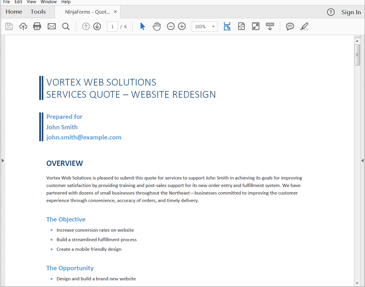 Formstack Documents merged documents