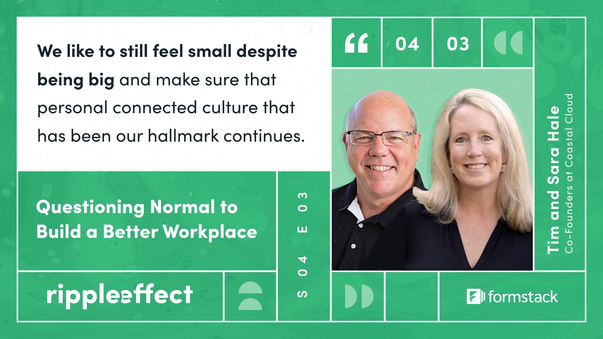 quote from Tim and Sara Hale of Coastal Cloud