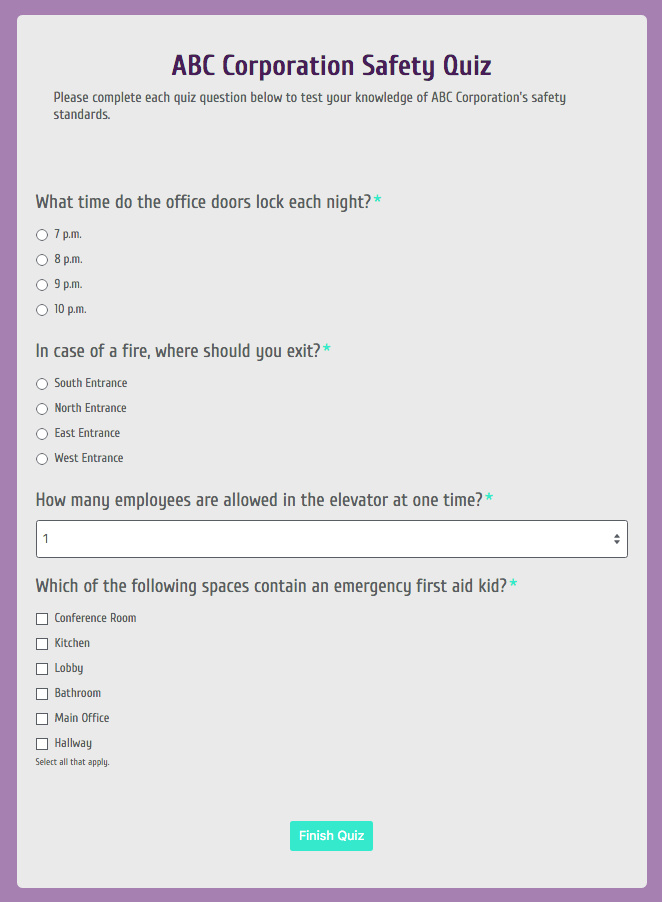 Beautify Your Online Quizzes