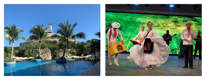 Scenes from Hotel Xcaret in sunny Playa del Carmen, Mexico