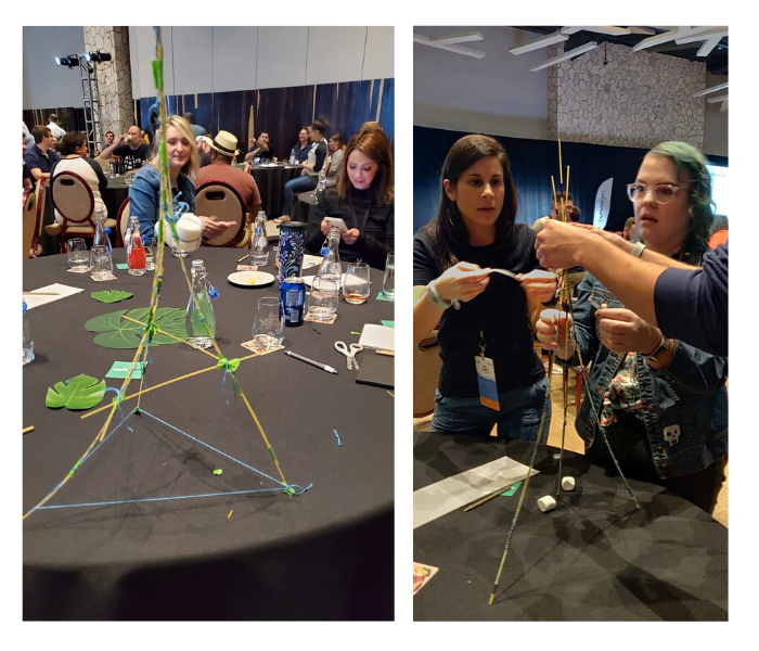 Teambuilding activity at Formstack Converge 2020