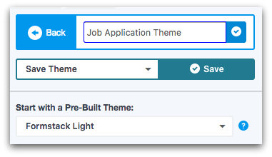 Formstack Custom Theme Title
