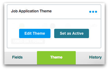 Online Forms Custom Theme