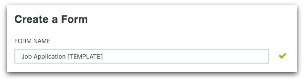 Create an Online Form Template Easily