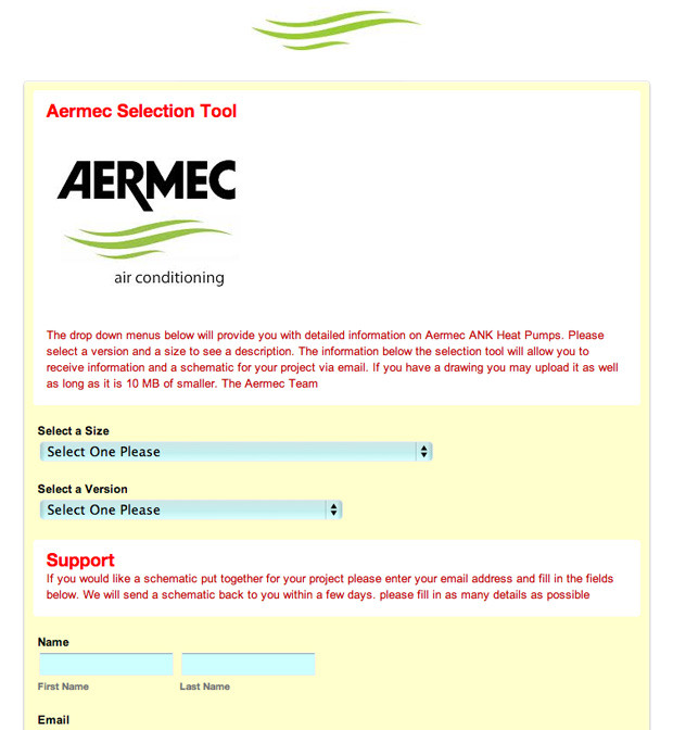 Aermec form before