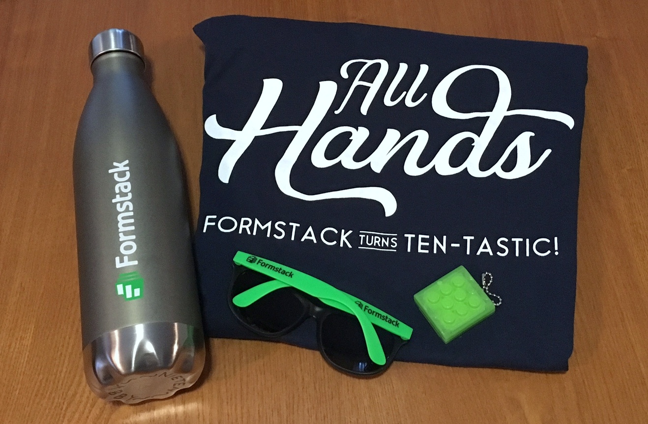 Formstack All Hands Swag