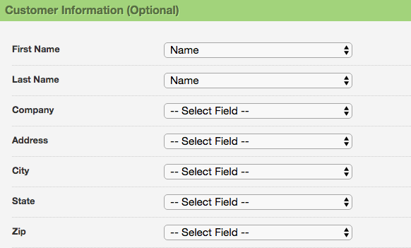 authorize.net payment form
