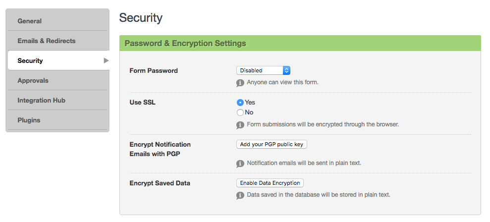 Formstack form security to protect your employee data