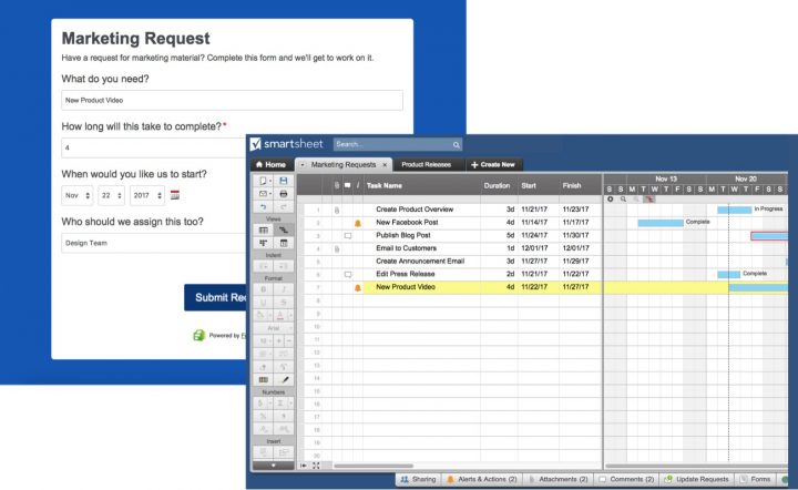 Formstack Smartsheet integration