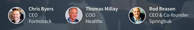 Formstack Healthcare Tech Event Panelists