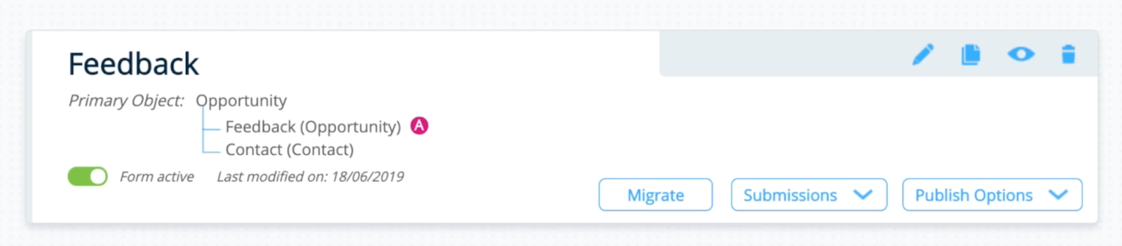 Salesforce object build your form 