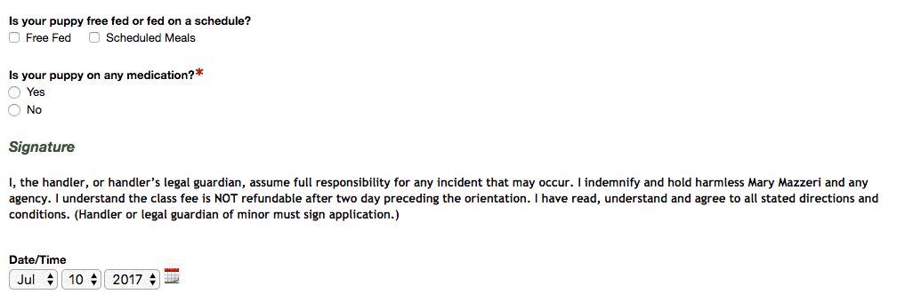 Logic on Registration Form