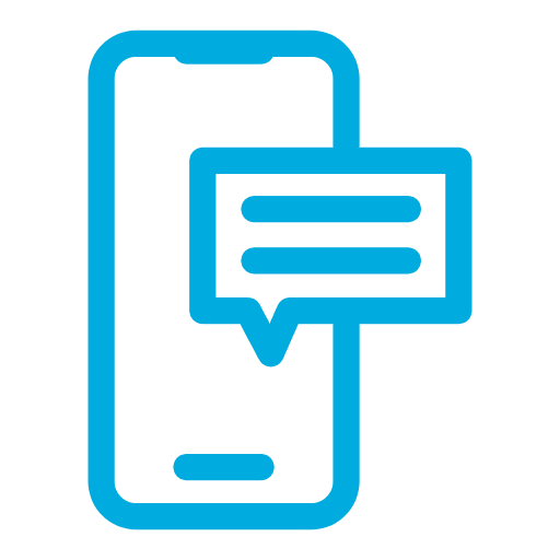 Phone and message icon