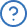 Blue circular question mark icon with split segments, symbolizing inquiry or help.