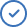 Blue circular checkmark icon indicating activation or confirmation.