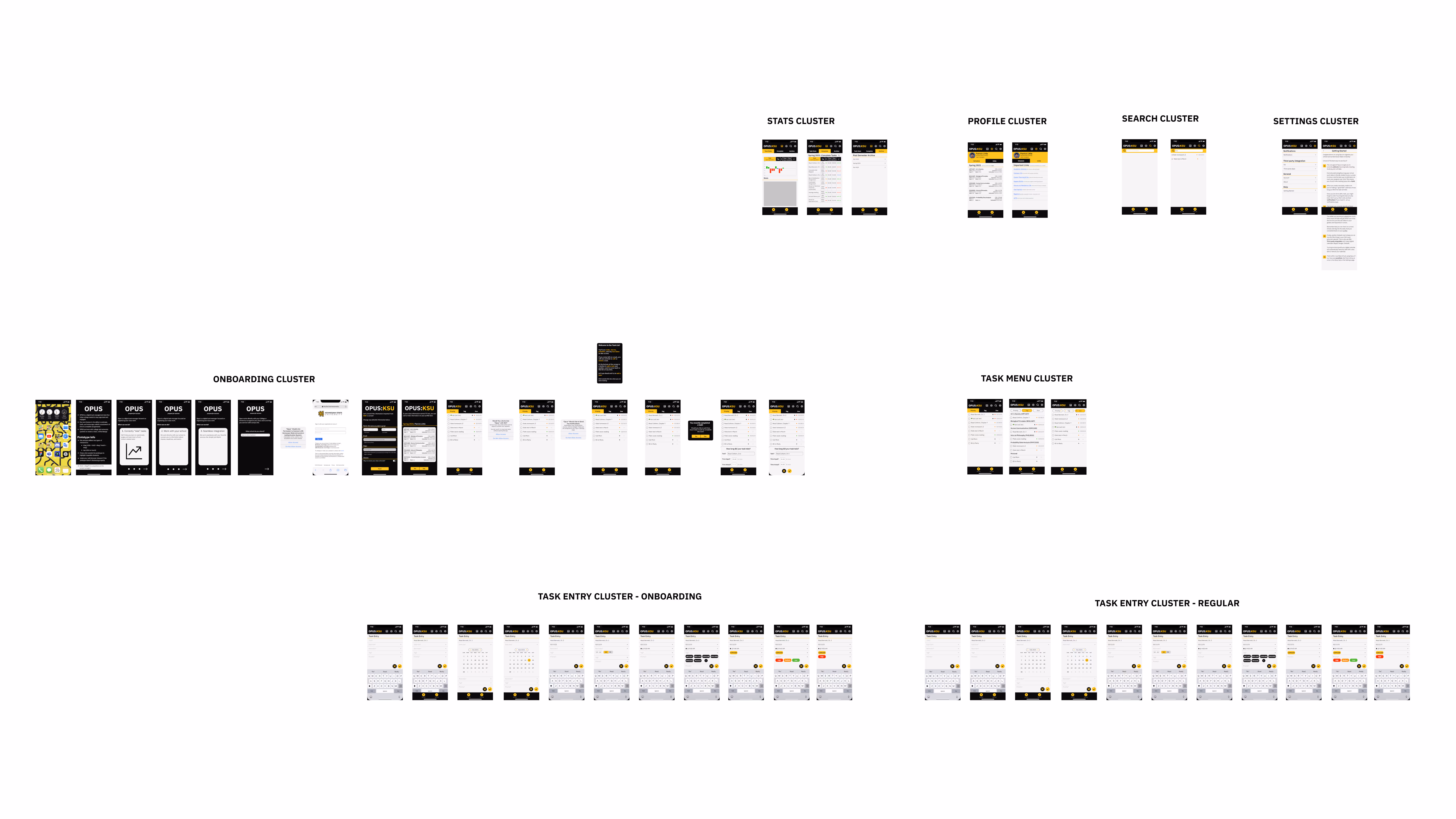 An image of Opus' original Figma files before the re-design.
