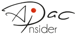 Logo with stylized text 'APAC Insider' featuring a red dot above the letter 'P'.