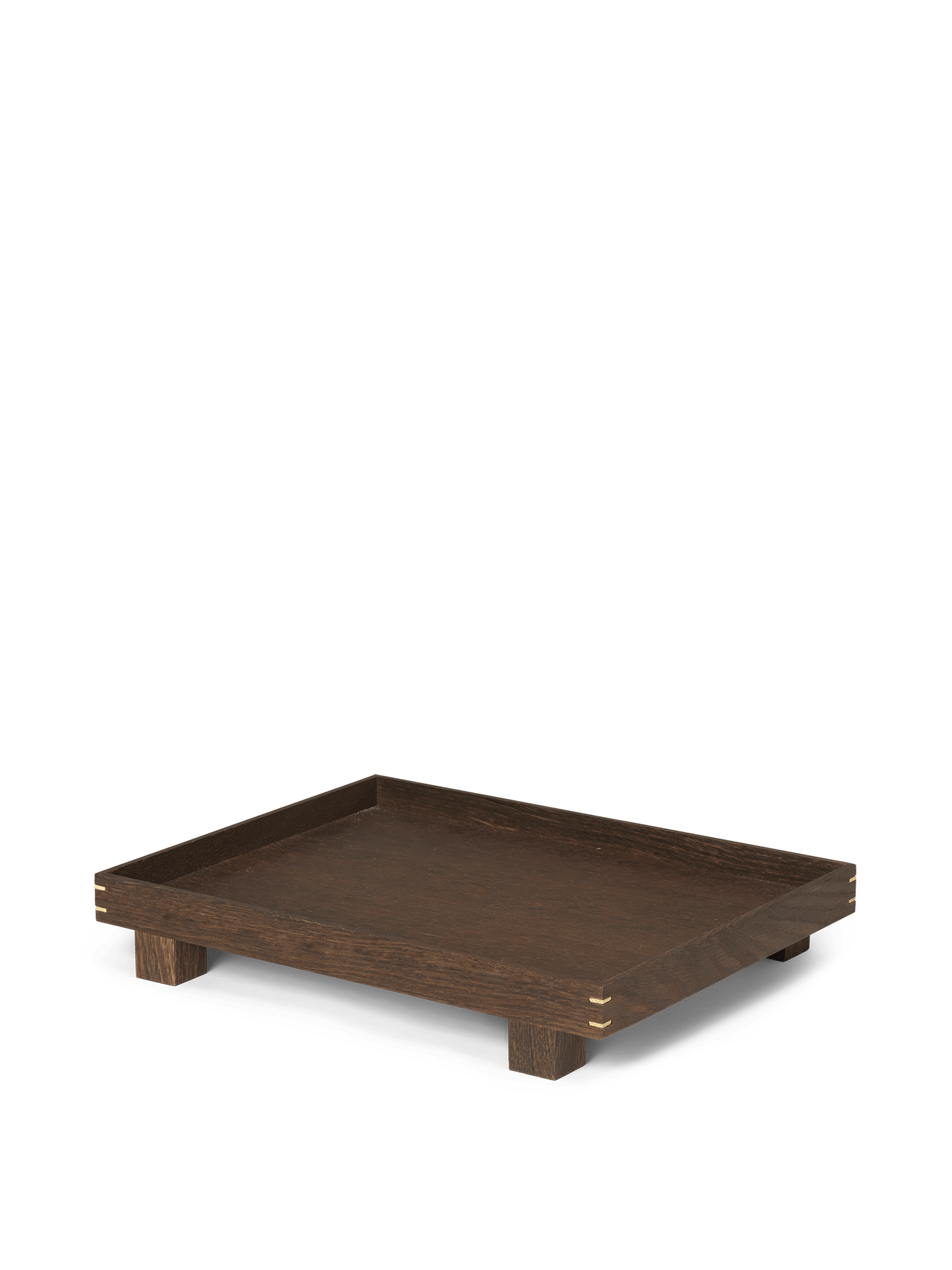 Bon Wooden Tray Small Smoked Oak