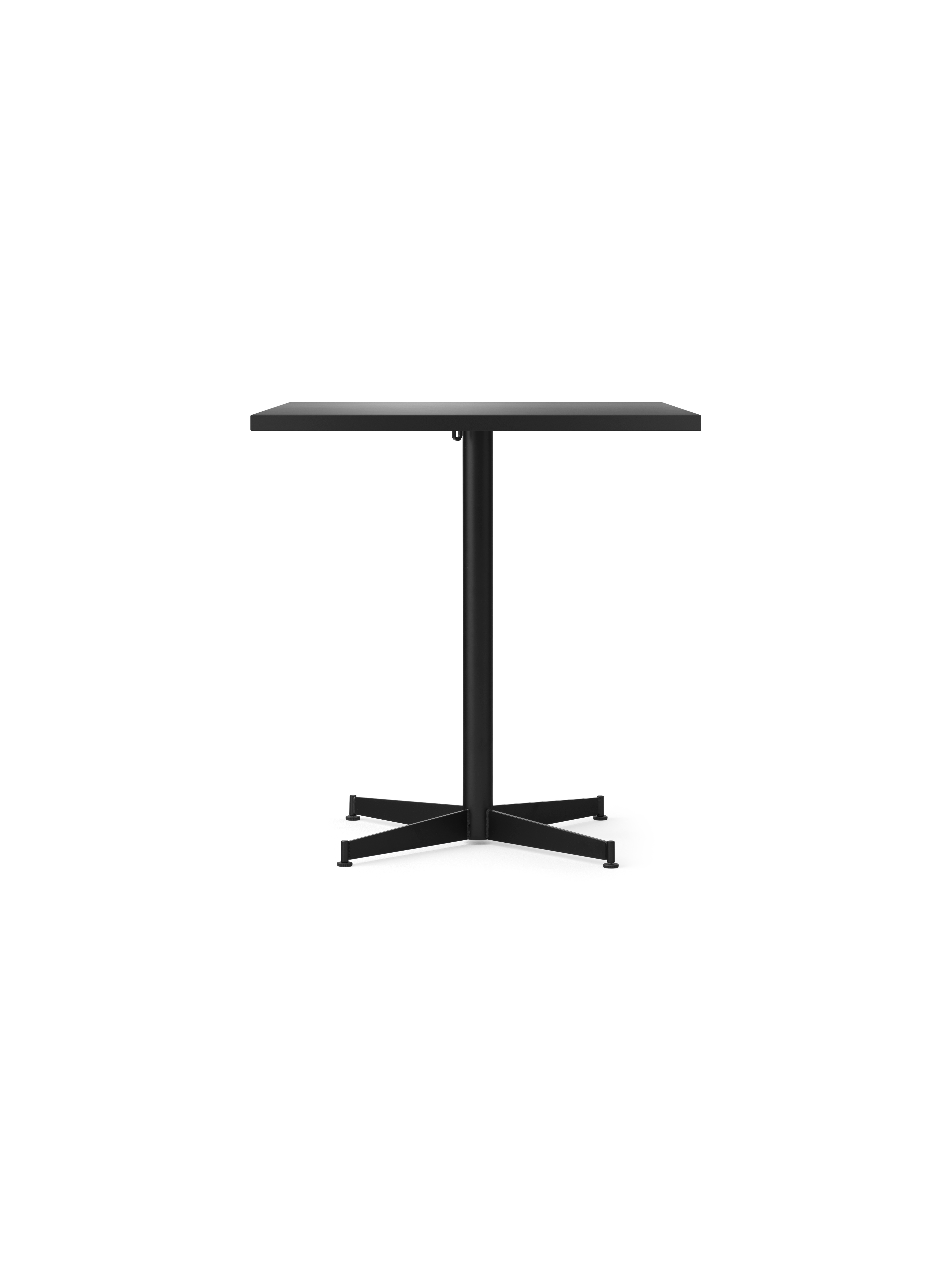 Nook Dining Table 70 x 60cm Black Black Oak Veneer