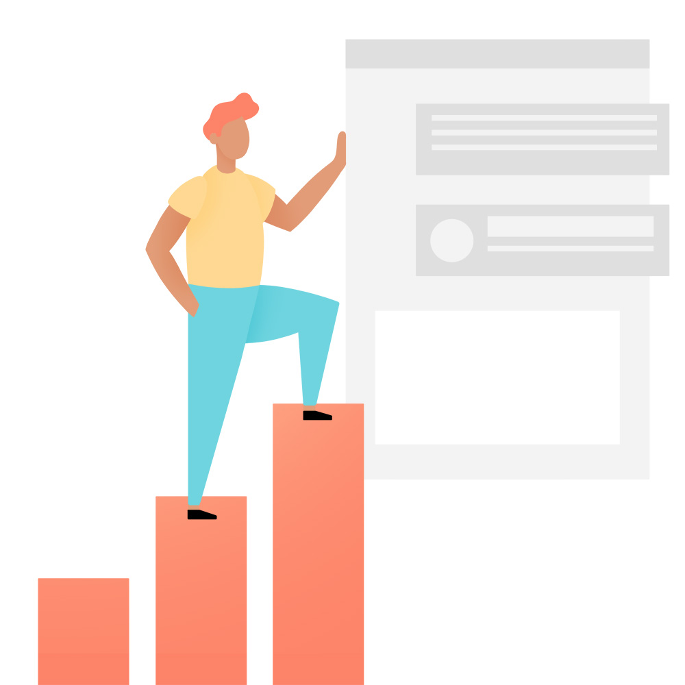 leader with hands in pocket