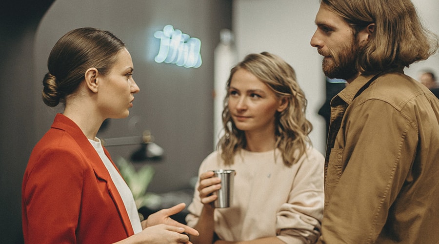 People working together