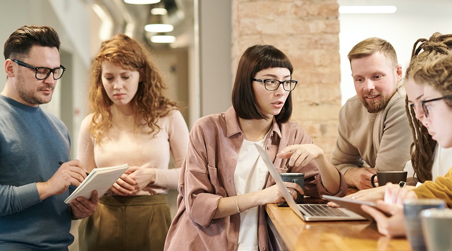 People working together