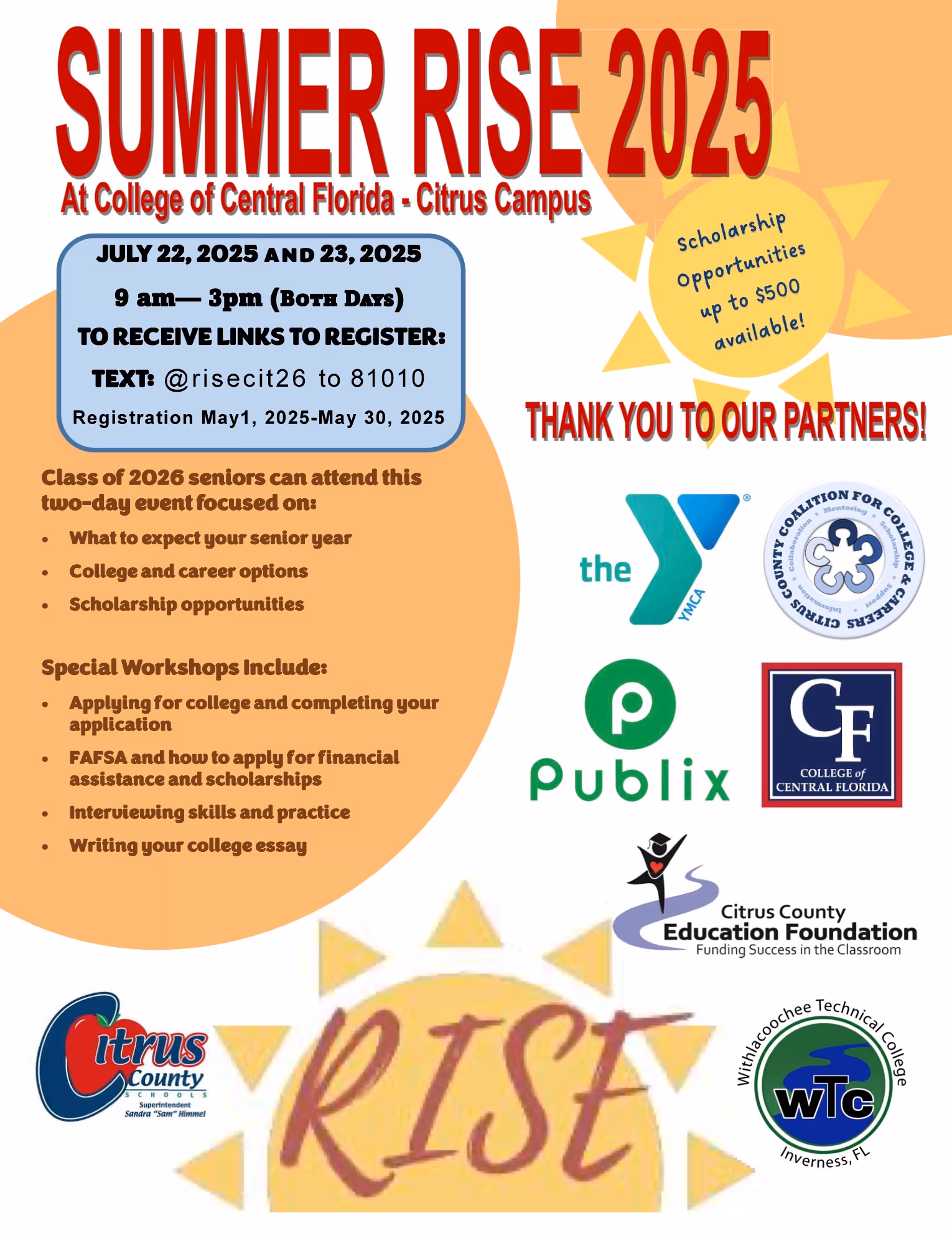 Summer R.I.S.E. Poster