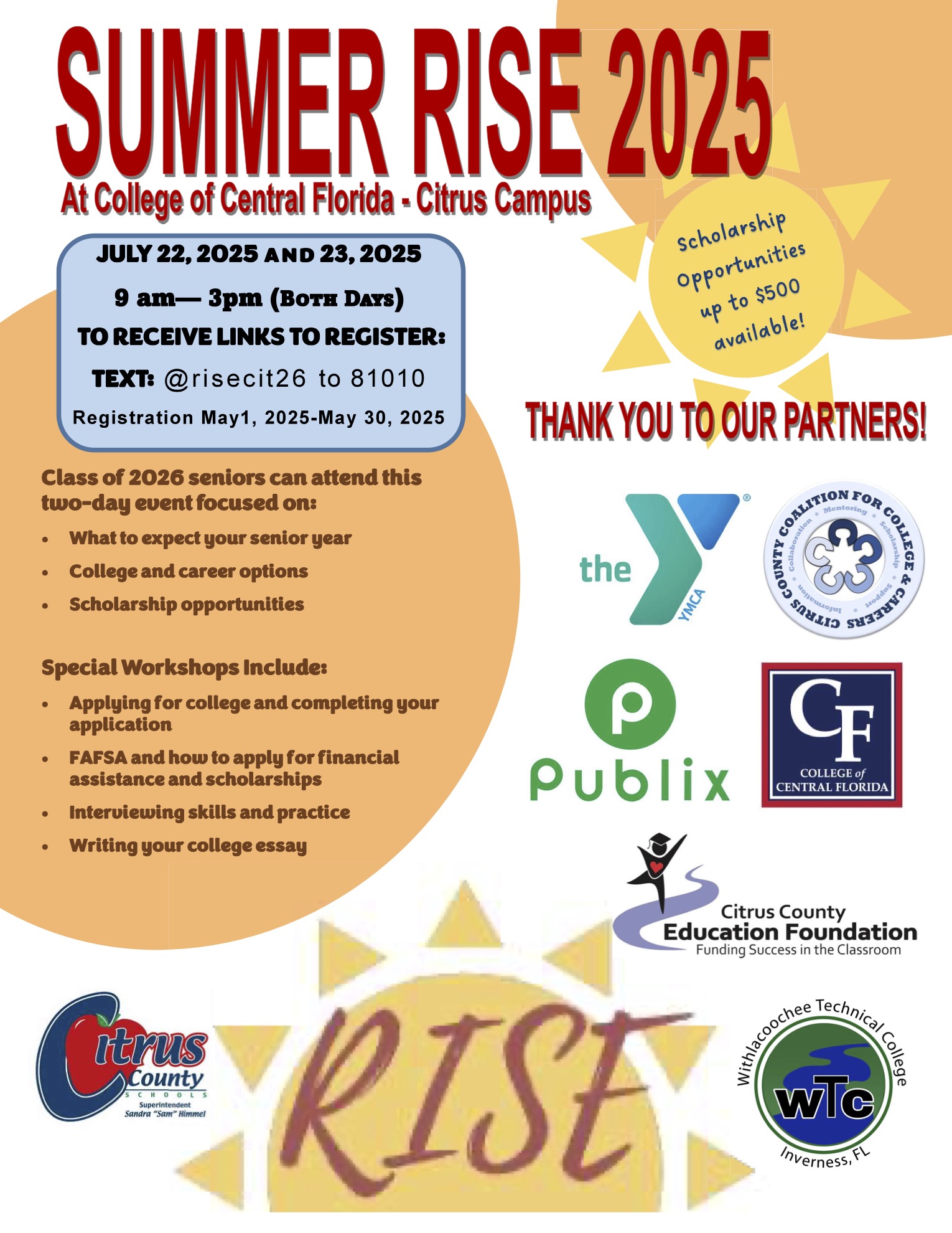 Summer R.I.S.E. Poster
