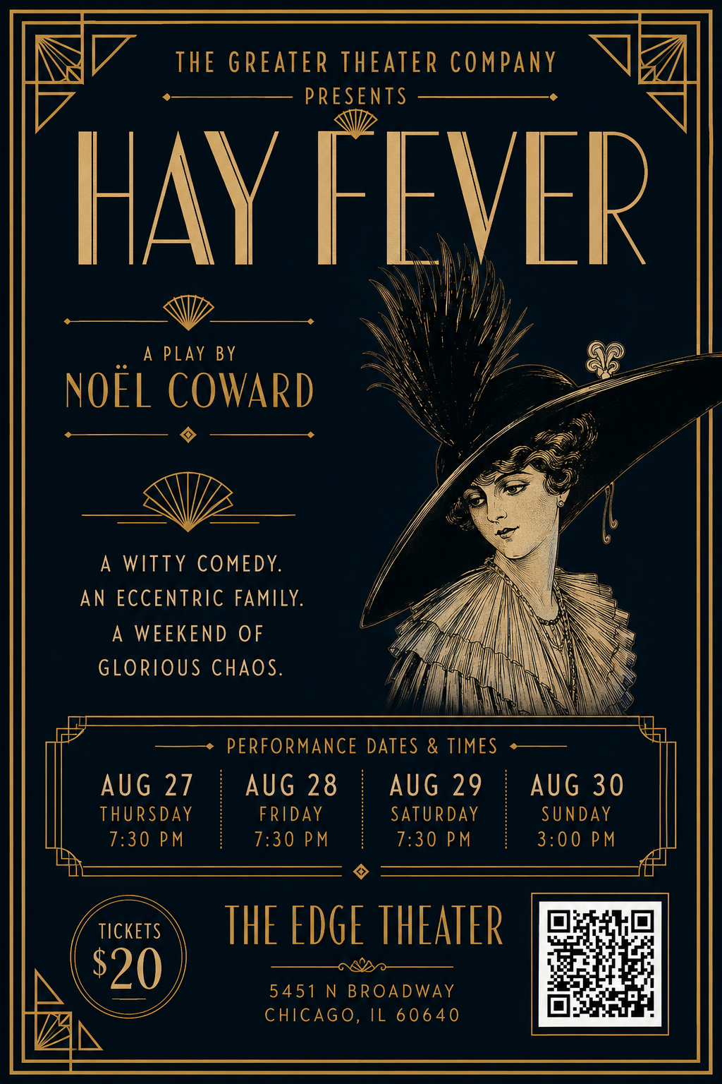 The Greater Theater Company Presents Hay Fever