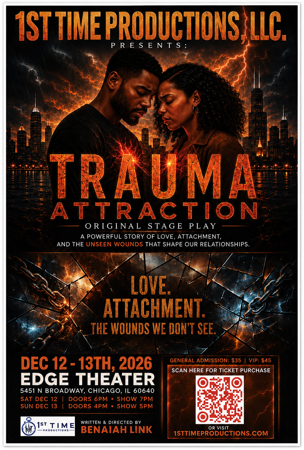 1st Time Productions Presents Trauma Attraction
