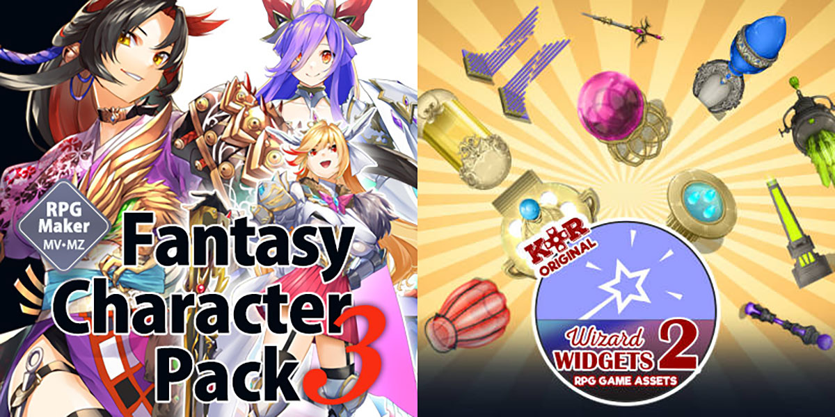 New Releases: Fantasy Character Pack 3, KR Wizard Widgets Animations Pack 2