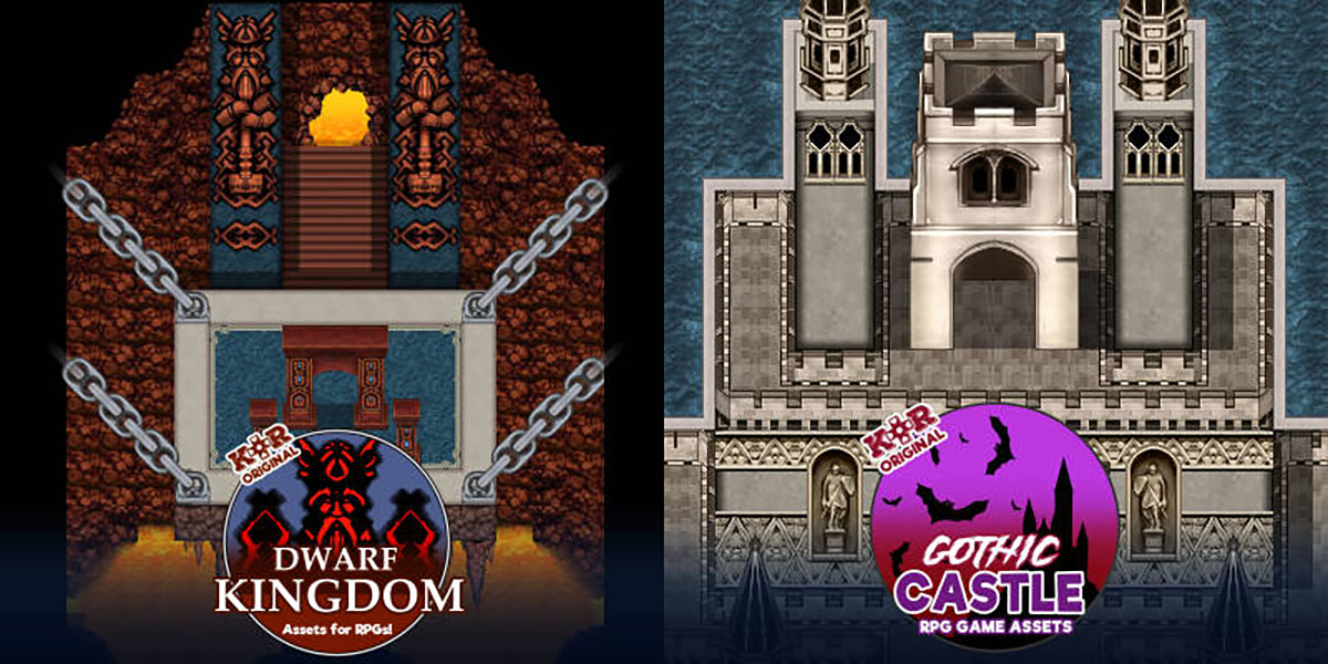 New Releases: KR Dwarf Kingdom Tileset, KR Gothic Castle Tileset