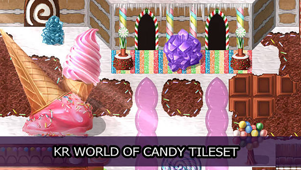 New Release: KR World of Candy Tileset