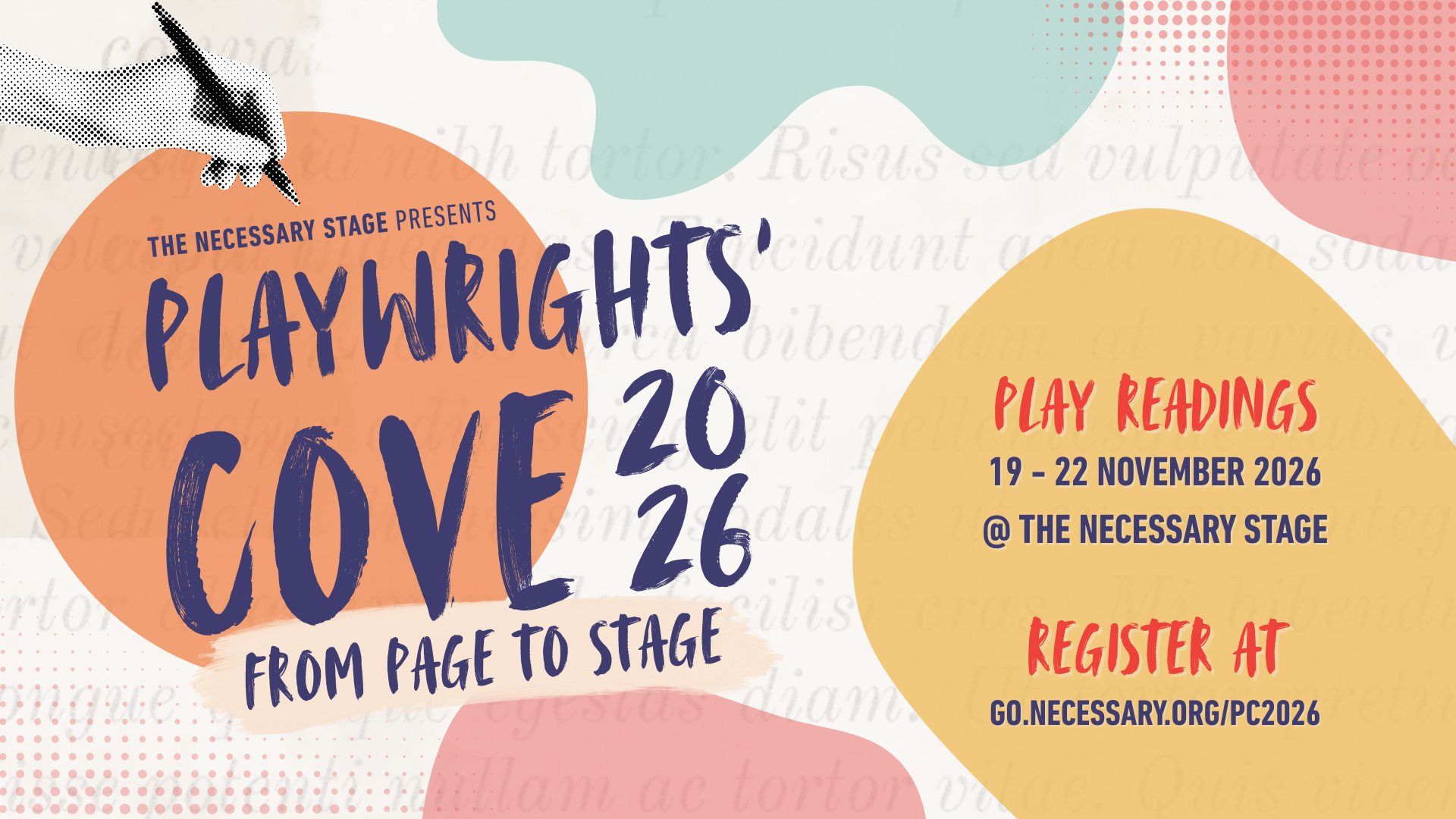 Playwrights' Cove 2026: From Page to Stage - Play Readings