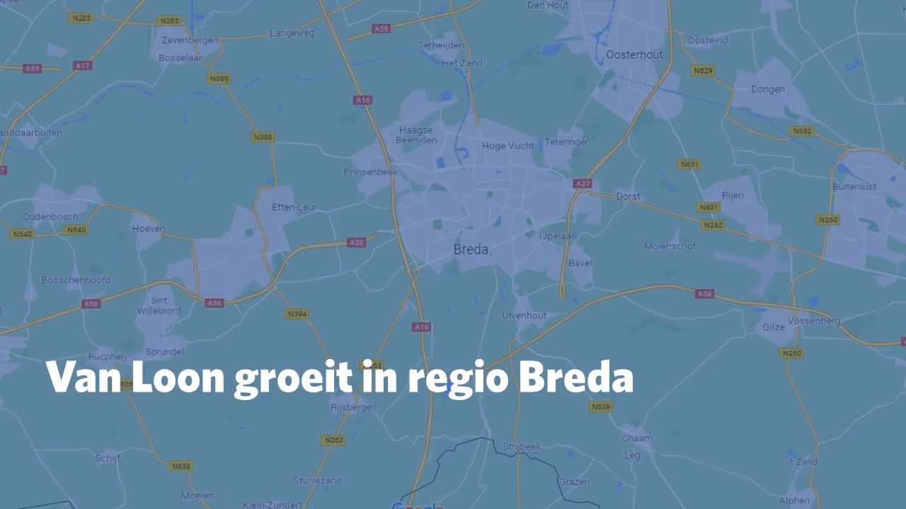 Van Loon groeit in regio Breda