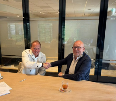 Huub Scharenborg en Roy Velthuis