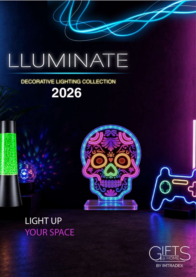Cover of the Lluminate Decorative Lighting 2026 catalog